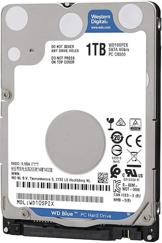 WD WD10SPZX 2.5" 1 TB 5400 RPM 128 MB SATA 3 HDD