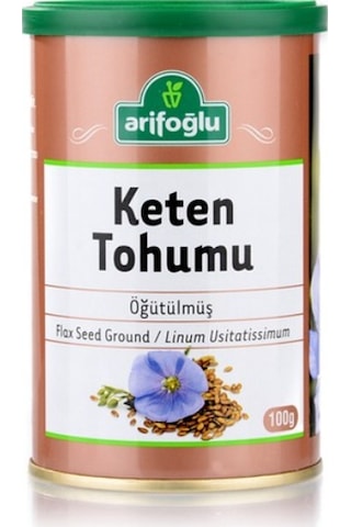 Arifoğlu Öğütülmüş Keten Tohumu Teneke 100 G