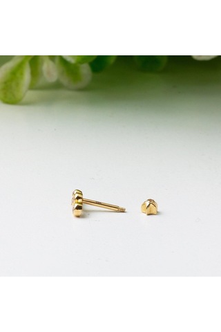 Bilezikci 14 Ayar Altın Piercing Tragus Küpe Kphsy14k22500 Sarı