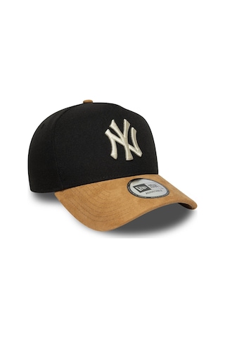 New Era New York Yankees Mlb Süet Vizör Siyah 9fprty Unisex E-çerçeve Ayarlanabilir Şapka-11607 Siyah