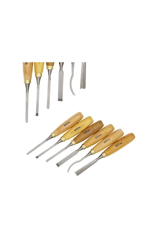Rox Wood 9092 Ahşap Oyma Iskarpela Seti 12 Parça Ahşap  Kutulu