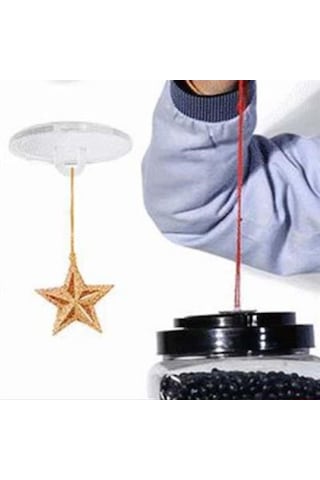 Buffer 20 Adet Şeffafgüçlü Disk Yapışkanlar Askı Şeffaf