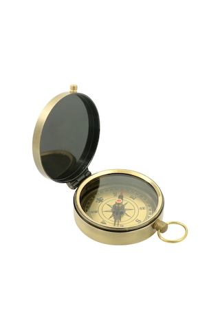 Yaozixa Retro Gümüş Çelik Konpas - Doğru Yön Belirleyici, Dayanıklı Metal, Kamp Ve Yürüyüş İçin