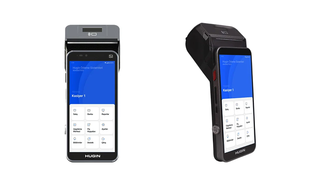 Hugin S1 Android Yazarkasa Pos Wifi + 4g Yeni Nesil Yazar Kasa Pos Silikon Kılıf