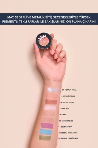 Yves Rocher Tekli Far-27. Metalik Beyaz -1.9gr-51900 27 Metalik Beyaz