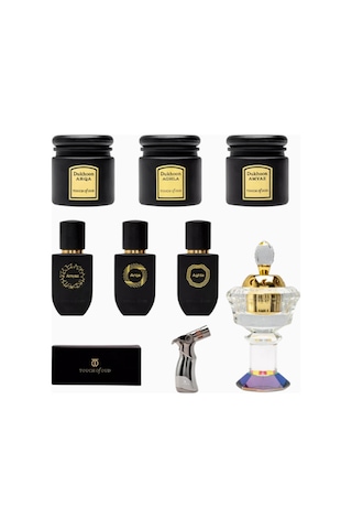 Touch Of Oud Perfume-dukhoon, Tütsü Hediye Seti, Lüks Oriental Koku