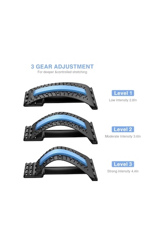 Sırt Ağrısının Giderilmesi İçin Sırt Sedyesi, Çok Seviyeli Sırt Çok Renkli