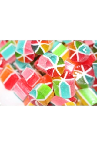 Gökkuşağı Dilim Akide Lolly Akide Şeker 1000 Gr