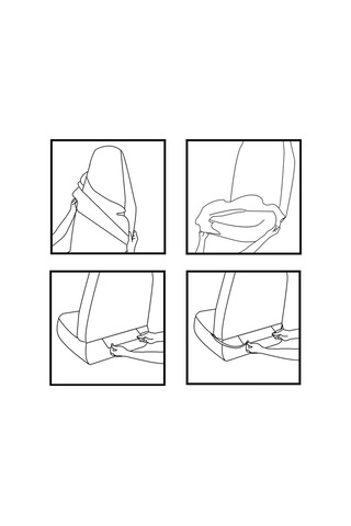 Yifomall "tirol Evrensel Tek Parça Araç Koltuk Kılıfı - Dayanıklı, Konforlu Ve Nefes Alabilir Siyah/bej/gri"