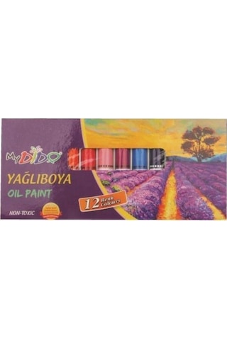 Yağlı Boya 12 Renk 9 Ml Tüp 1 Paket Yağlıboya 12 li