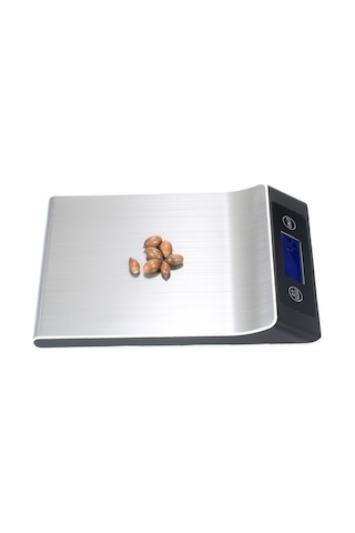 Novahub Kkmoon Alüminyum Dijital Terazi, 5kg/1g Hassasiyet, Su Geçirmez, Lcd Ekran, Mutfak Tartısı Siyah