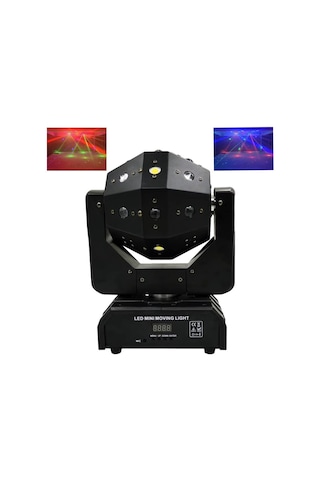 Quenlite Wash-400 Hareketli Lazer Strobe Disko Robot Işık 16x3w Sahne Disko Topu Dmx512