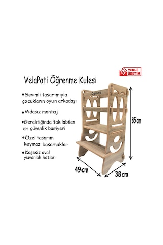 VelaPati Öğrenme Kulesi Ahşap