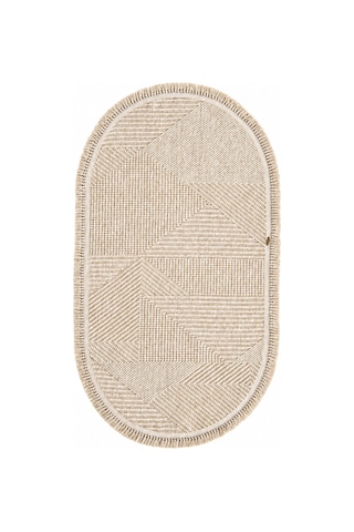 Vega 1455 Vizon Oval Modern Hav Toz Tutmayan Koridor Salon Yatak Odası Oturma Odası Banyo Halısı
