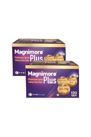 Magnimore Plus Magnezyum 2 x 120 Tablet