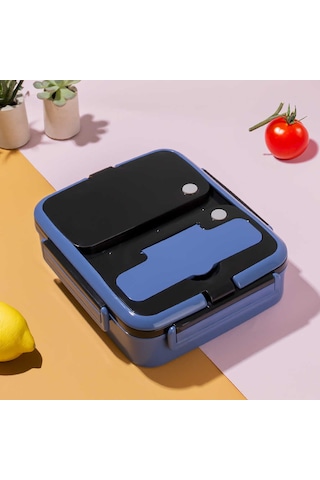 Cooker 1392-2 Çelik Hazneli 3 Bölmeli Beslenme Kutusu Sefer Tası