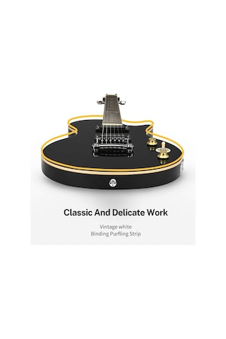 Donner Dlp-124b Lp Elektro Gitar Paketi Siyah