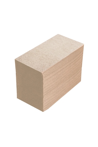 Kraft Peçete 24x24 Garson Katlama 100'lü Açık Kum