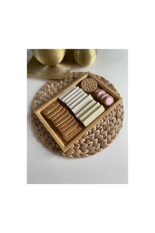 Jenerik Bambu Çok Amaçlı Düzenleyici Sunum Tepsisi 33 Cm X 22 Cm Royaleks-81287