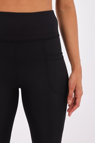 Scorp Joy Yüksek Bel Cepli Spor Tayt 3/4 Siyah STANDART
