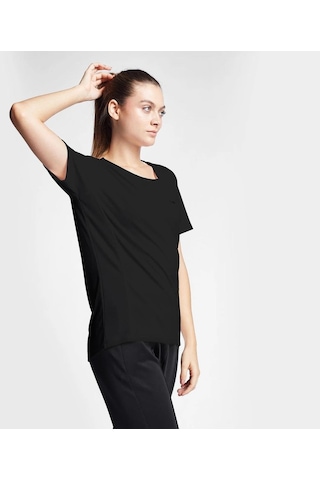 Lescon Kadın Kısa Kollu T-shirt 24s-2204-24b 24btbb002204-siyah Siyah