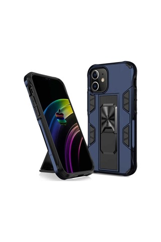 Apple Uyumlu iPhone 12 Mini Kılıf Zore Volve Kapak Lacivert