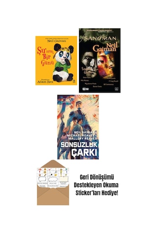 Şu Nun Bir Günü + Sandman 11 Sonsuz Geceler + Sonsuzluk Çarkı Ara Dünya 3 Ciltli