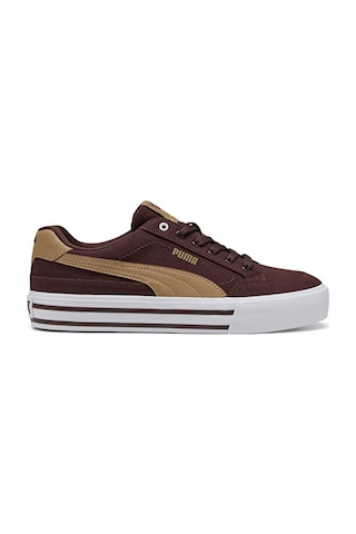 Puma Court Classıc Vulc Fs Erkek Günlük Ayakkabı 39635341 Kahverengi