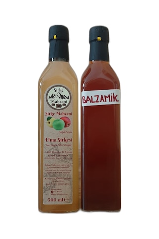 Sirke Mahzeni Elma + Balzamik Sirke 2 x 500 ML Sirke Mahzeni Elma + Balzamik Sirke 2 x 500 ML