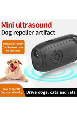 Jialan Mini Ultrasonik Köpek Kovucu Usb Şarj Edilebilir Köpek