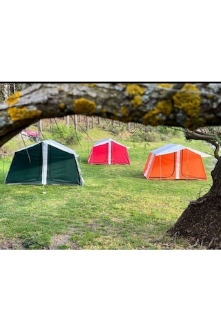 Doğa Kamp 2 Odalı 6 - 7 Kişilik Kamp Çadırı Çok Renkli
