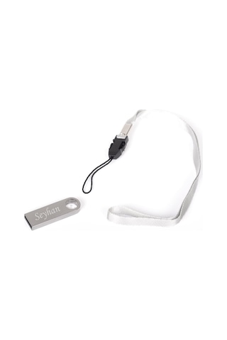 Kişiye Özel F-140-16 Füme Metal Usb Bellek 16 Gb