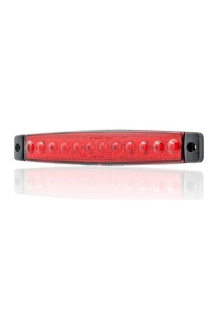 Sanel 24v Üniversal Parmak 12 Led Basamak Kırmızı Sbc24r12