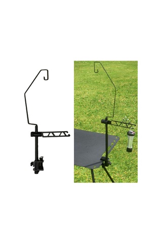 Homyl Seyahat Bahçe Yürüyüş Için Asılı Işık Tutucu 21cm Siyah