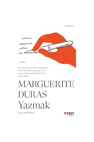 Yazmak - Marguerite Duras - Can Yayınları