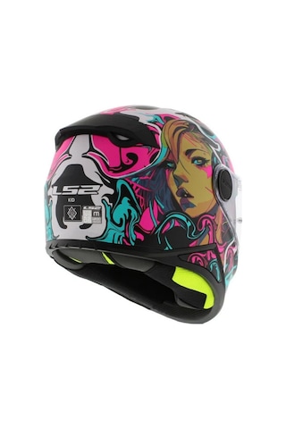 Çocuk Kask Ls2 Kıd Cyberg Mat Mor Orjinal M Çok Renkli