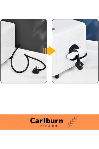 Özel Üretim Bilgisayar Notebook Şarj Kablosu Mutfak Çok Amaçlı Kablo Sarma Düzenleyici 6 Adet