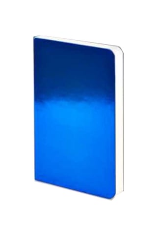 Nuuna Gri Noktalı A6 Defter Shiny Starlet Blue 53252 Çok Renkli