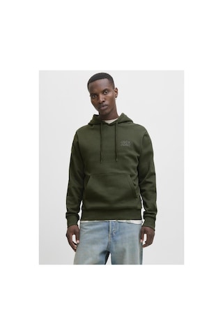 Jack & Jones 12152840 Jjecorp Logo Sweat Hood Noos Erkek Hoodie Sweatshirt Haki