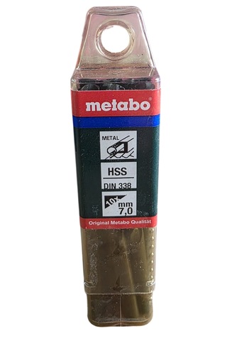 Metabo 7 Mm Hss-r 27760 Dın 338 Metal Matkap Ucu 10 Adet