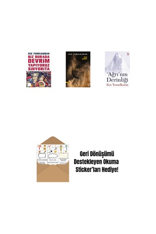 Biz Burada Devrim Yapıyoruz Sinyorita Cep Boy + Muz Sesleri + 'ağrı'nın Derinliği + Okuma Sticker'ları