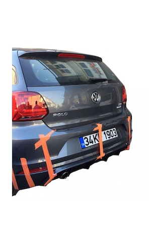 Volkswagen Polo 6r 2015-2017 Makyajlı Arka Tampon Eki - Difüzör