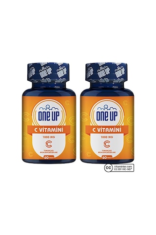 One Up C Vitamini 1000 Mg 60 Tablet 2 Adet