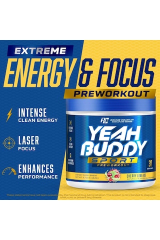 Ronnie Coleman Signature Series Yeah Buddy Sport Preworkout Aromasız