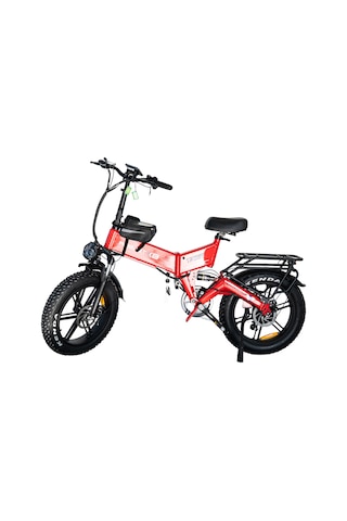 T-bike Robust-x8 250w Katlanabilir Elektrikli Bisiklet Kırmızı Kırmızı