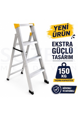 Sözbir Merdiven Sözbir 5+4 Ters Acılır/ Cok Amaçlı Kolay Kullanım/ Pratik Alumınyum Merdiven/ekstra Güçlü