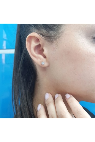 Lova Pırlanta Taşlı Mina Küpe - 3040076