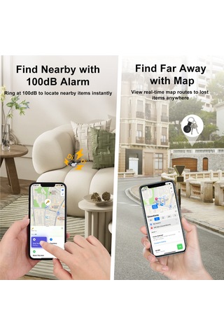 Maiyame F18 Bluetooth  - Apple Mfi Onaylı, Global Konum, 10 Ay Pil Ömrü, Siyah, 1 Adet Find My Uygulaması İle Uyumlu