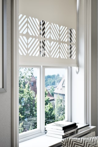 Neya Lazer Kesim Mat Stor Perde, Lazer Kesimli Klasik Serisi, C-201001 Beyaz Renk