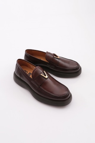 Dgn 6683 Erkek Loafer Ayakkabı Kahve